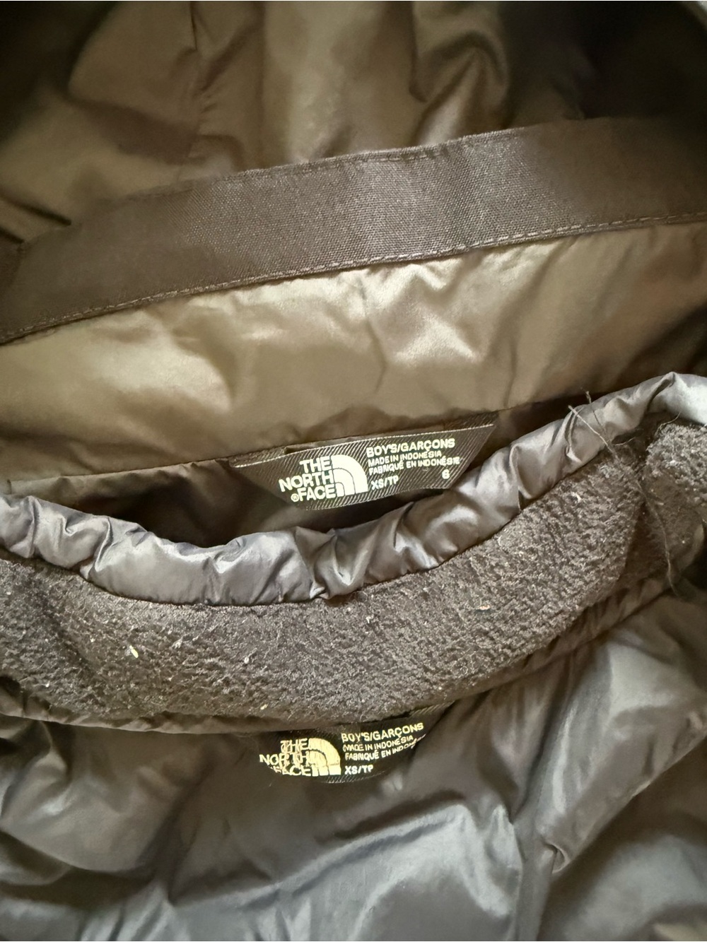 The North Face Kids 3-in-1 Coat w/ removable Puffer liner coat - Size XS/6 - Picture 9 of 14